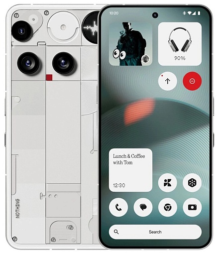 Смартфон Nothing Phone 3 12/256 ГБ, белый