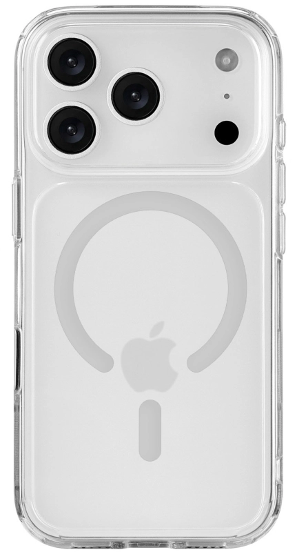 Чехол защитный uBear Real Mag Case, iPhone 17 Pro Max MagSafe, прозрачный