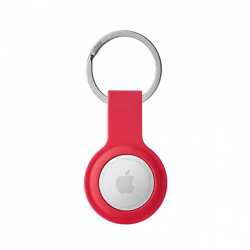 Брелок-подвеска uBear Touch Ring Case для AirTag, красный